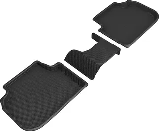 3D MAXpider Kagu 2nd Row Floormat For 20-22 BMW 2 Series Gran Coupe - Black